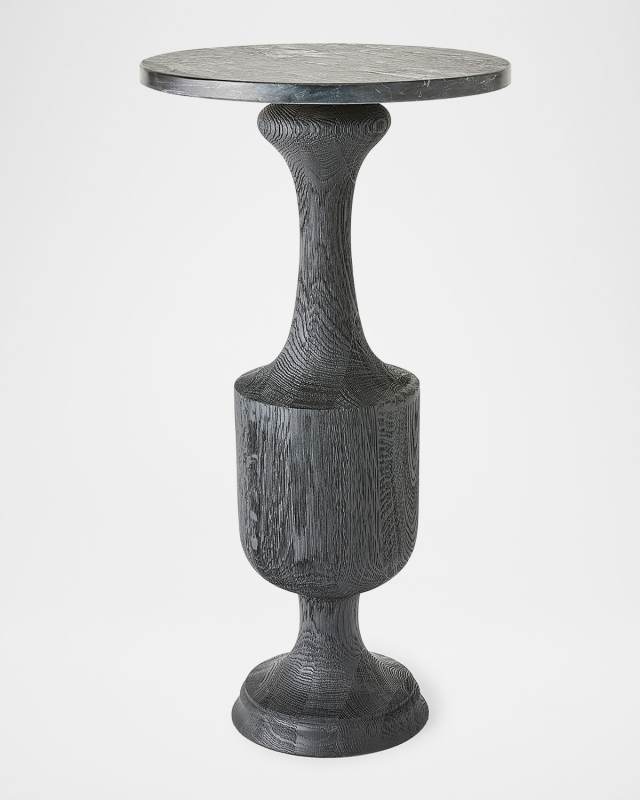 Vessel 29" Side Table, Black